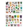 Paladone Minecraft Puffy Gadget Decals PP13218MCF — dekoratyviniai putlūs lipdukai prietaisams