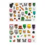 Paladone Minecraft Puffy Gadget Decals PP13218MCF — dekoratyviniai putlūs lipdukai prietaisams