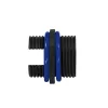 LogiLink IP68 lauko korpusas Keystone moduliams ir jungtims, plastikinis, poliamidas, juodas, IP68, 140 mm, 36 mm, 36 mm