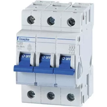 DOEPKE automatinis jungiklis C32A DLS-6H-C32-3-6-KA 6kA 3 polių 400V C charakteristika DLS-6H-C32-3-6-KA (09914296)