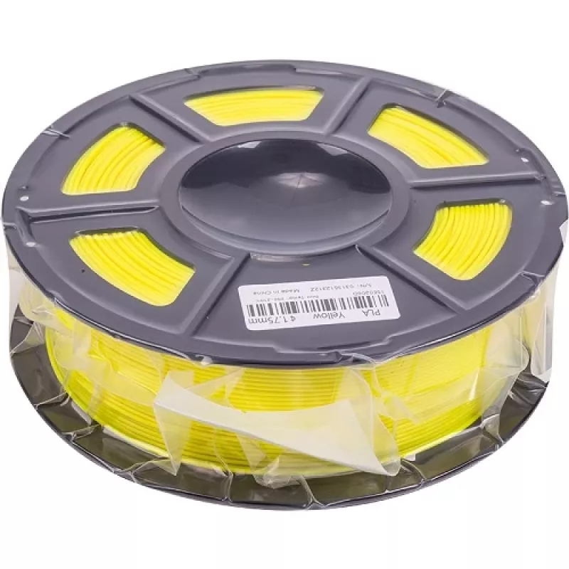 3D spausdinimo siūlas PLA, 1,75 mm, 1 kg, geltonas