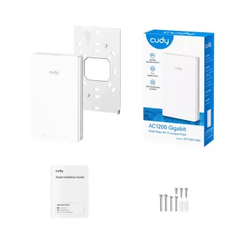 Cudy Wall Access Point AC1200 Gigabit, prieigos taškas