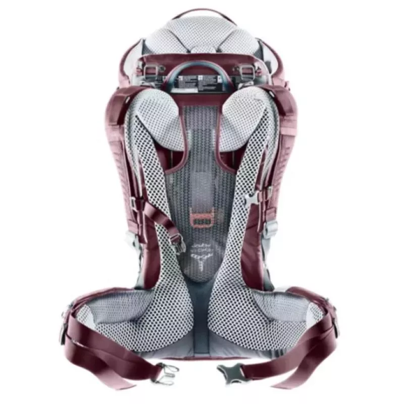 Deuter Kid Comfort kūdikio nešiojimo kuprinė, poliamidas, raudona