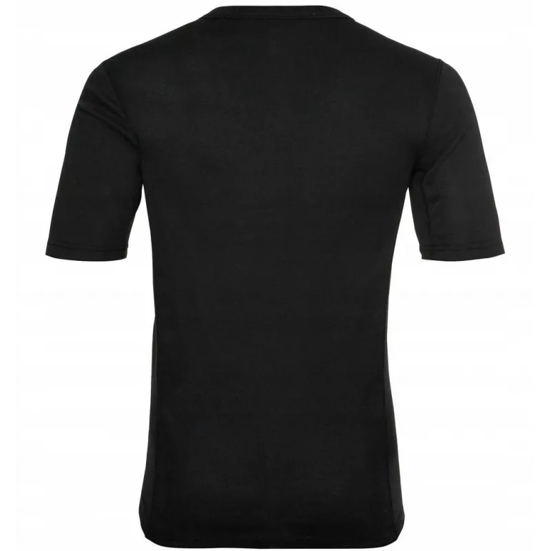 Odlo BL TOP crew neck s/s ACTIVE WARM ECO vyriški marškinėliai, M dydis, juodi