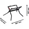 Transportavimo ir darbo stalas Bosch GTA 571 Professional staliniams pjūklams GTS 70-216 ir GTS 18V-70 (juodas)