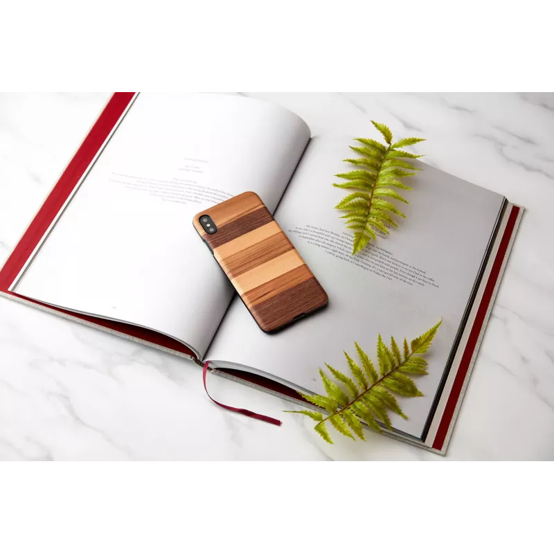 man and wood išmaniojo telefono dėklas iPhone XS Max – juodas