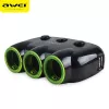 Automobilinio cigarečių degiklio adapteris Awei C-35 12V ir 24V maitinimo lizdams