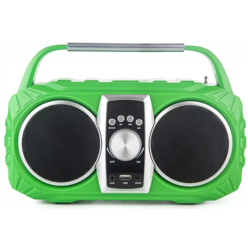 Radijo laikrodis PRIME3 Prime3 APR71GR Neon — žadintuvas su FM radiju ir LED ekranu