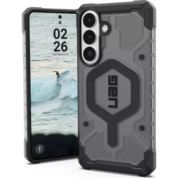 UAG Urban Armor Gear Pathfinder dėklas su magnetiniu moduliu | Samsung Galaxy S26+ | pelenų (pilkas permatomas)/Juoda | 214527113140 (214527113140)