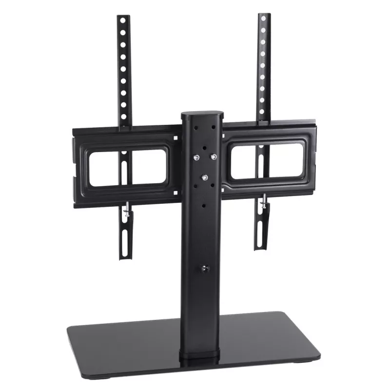 TV stovas MACLEAN MC-450 32–65 colių televizoriams, maks. apkrova 40 kg, VESA iki 400×400, stalinis / ant stalo