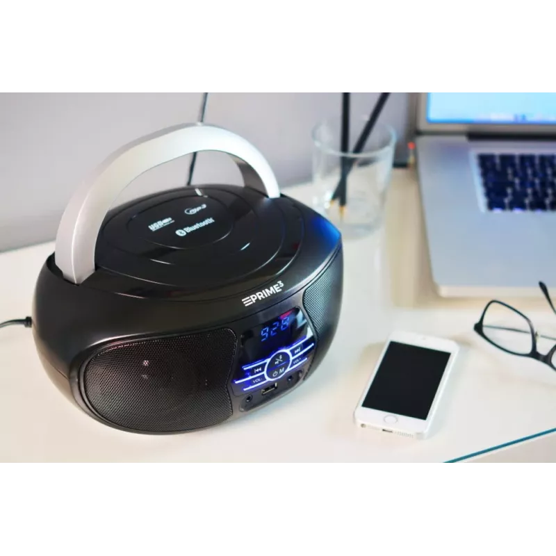 Nešiojamas „Bluetooth“ garsiakalbis PRIME3 ABB11BT su įmontuotu mikrofonu, belaidis garso atkūrimas
