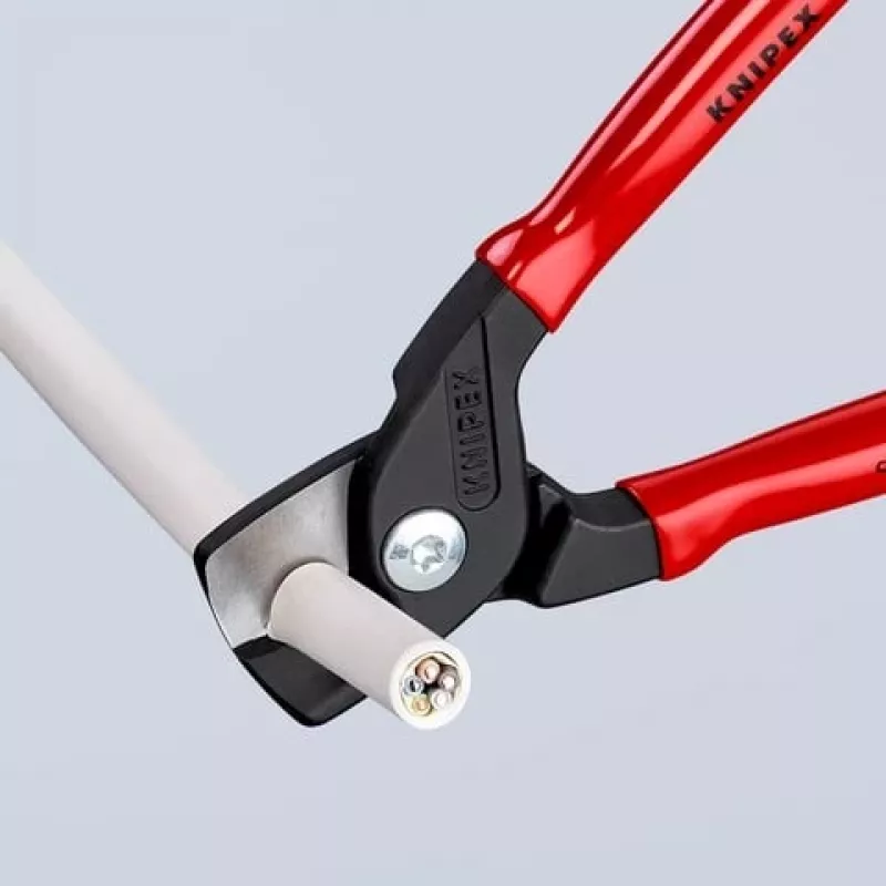 Kabelių žirklės Knipex 95 11 160 — 160 mm pjovimo geba, ergonomiškos rankenos