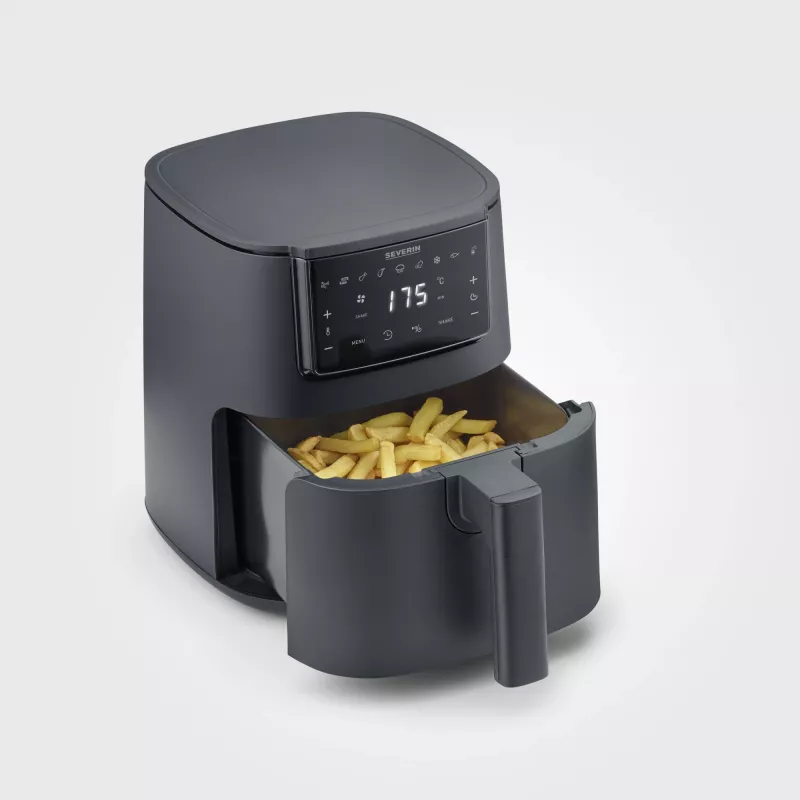 Oro gruzdintuvė SEVERIN FR 2461 — 4 L talpa, juoda