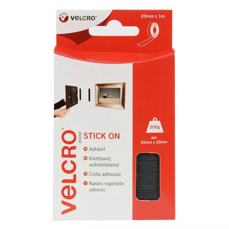 Velcro VEL-EC60211 jungiamumo priedas, juodas
