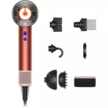 Dyson Supersonic plaukų džiovintuvas Nural Strawberry Brown, 1600 W, 3 greičio nustatymai