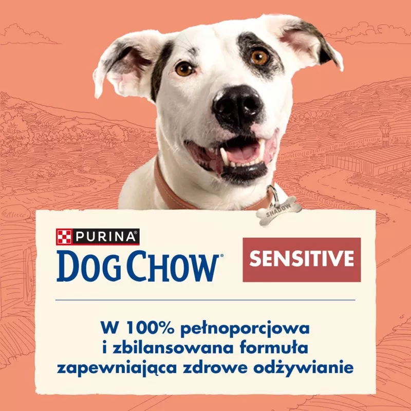 Purina DOG CHOW Sensitive Adult 14 kg Lašiša