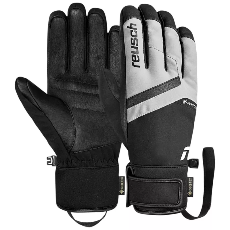 REUSCH BOOSTER GORE-TEX PIRŠTINĖS 8,5 DYDIS JUODOS IR BALTOS