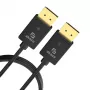 Akasa PROSLIM 8K DisplayPort.kabelis 8Ka60Hz - 2 m (AK-CBDP26-20BK)
