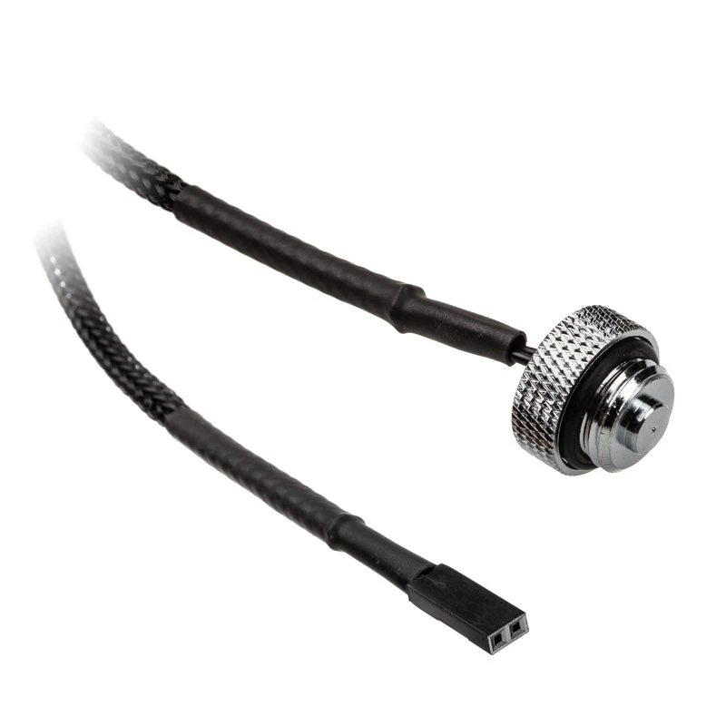 Temperatūros jutiklis XSPC Temperatursensor 2x G1/4 IG – chromuotas, 2x G1/4 vidinis sriegis