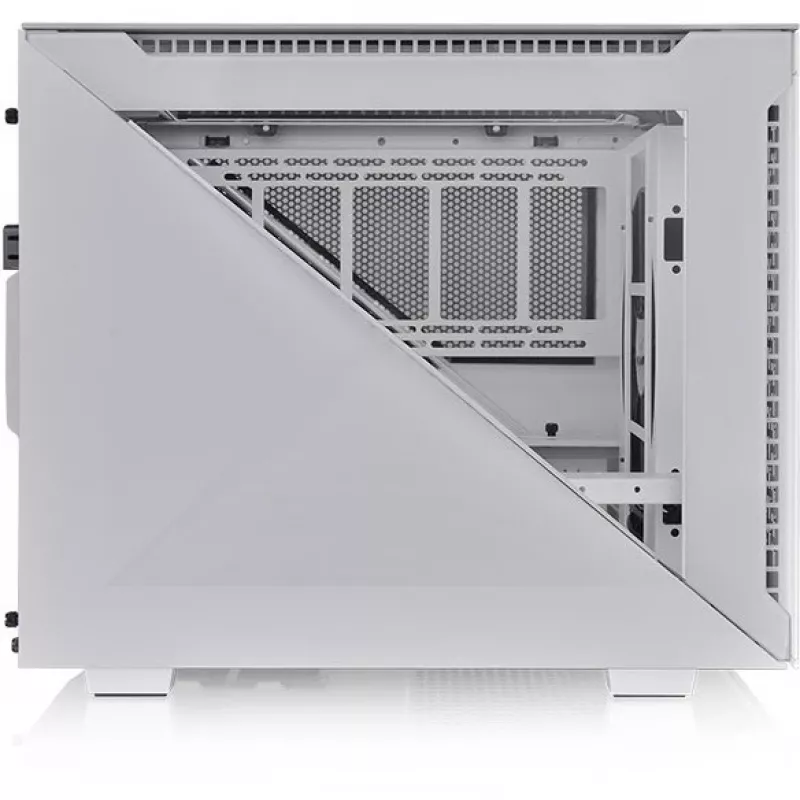 PC korpusas Thermaltake Divider 200 TG Air Snow Micro Tower baltas