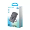 Išorinė baterija Vention 10000mAh Magnetic Wireless 20W, 1×USB-C, belaidis įkrovimas, juoda