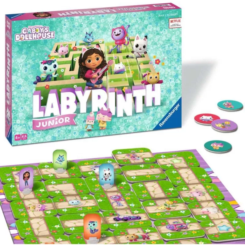 Gabby's Dollhouse Junior Labyrinth, stalo žaidimas