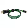 USB laidas RealPower A/Micro-USB B 0,75 m