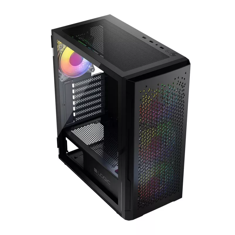 Logic ARAMIS ARGB MINIDI USB 3.0 korpusas, juodas