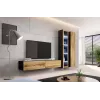 Cama TV Stand VIGO '180' 30/180/40 Juoda/wotan oak