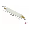 Montavimo rinkinys DeLOCK 60238 Natural plastikinis