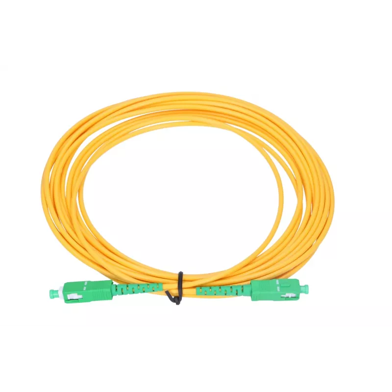 Extralink SC/APC–SC/APC vienmodis komutacinis kabelis G.657A 3 mm, 2 m