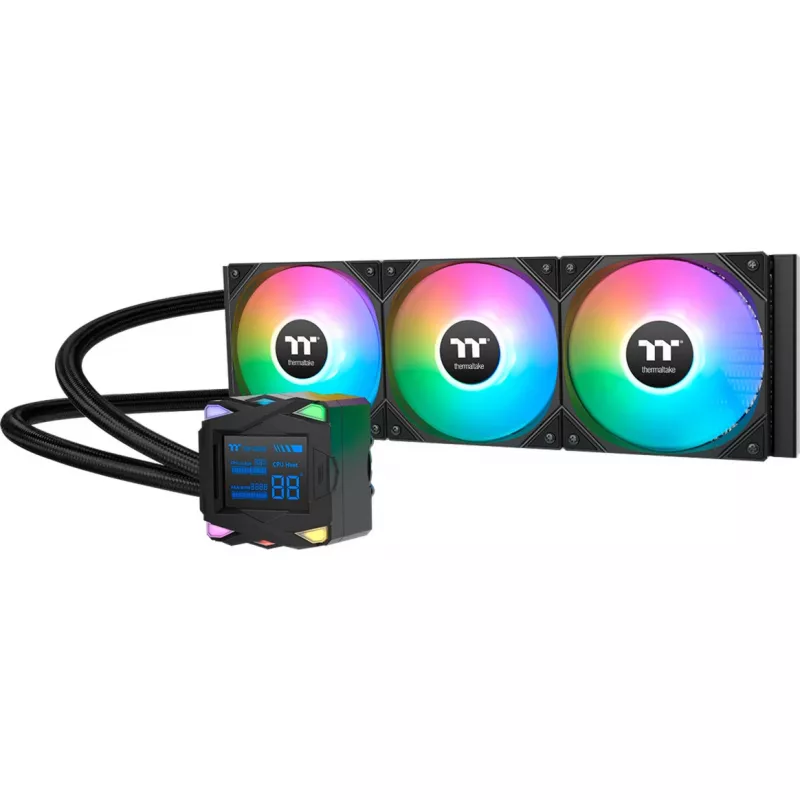 Skysčio aušinimo rinkinys Thermaltake LA360-S ARGB 12 cm, juodas