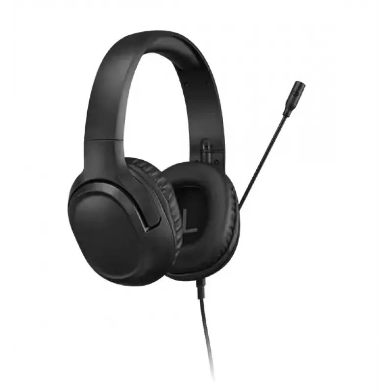 Lenovo H110 žaidimų ausinės, laidinės, binauralinės, 3,5 mm, 1,8 m kabelis, 50–20 000 Hz, 110 dB, 32 Ω, juodos
