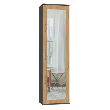 Top e shop DUO SZAFA ANT/ART KP — 1 durelės, 2 lentynos, 500×350×1800 mm