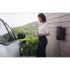 Ant sienos montuojama EV įkrovimo stotelė Hager witty one 11 kW 3 fazių su RFID, Bluetooth ir 4,5 m Type 2 kabeliu