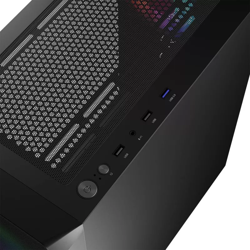 Kompiuterio korpusas Logic Concept Portos ARGB ATX juodas