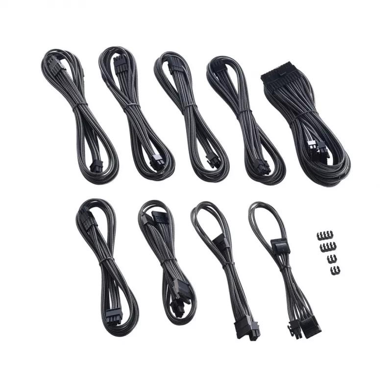 Vidinis maitinimo kabelis Cablemod CM-PCSI-FKIT-NKC-R Carbon patikimas maitinimo tiekimas