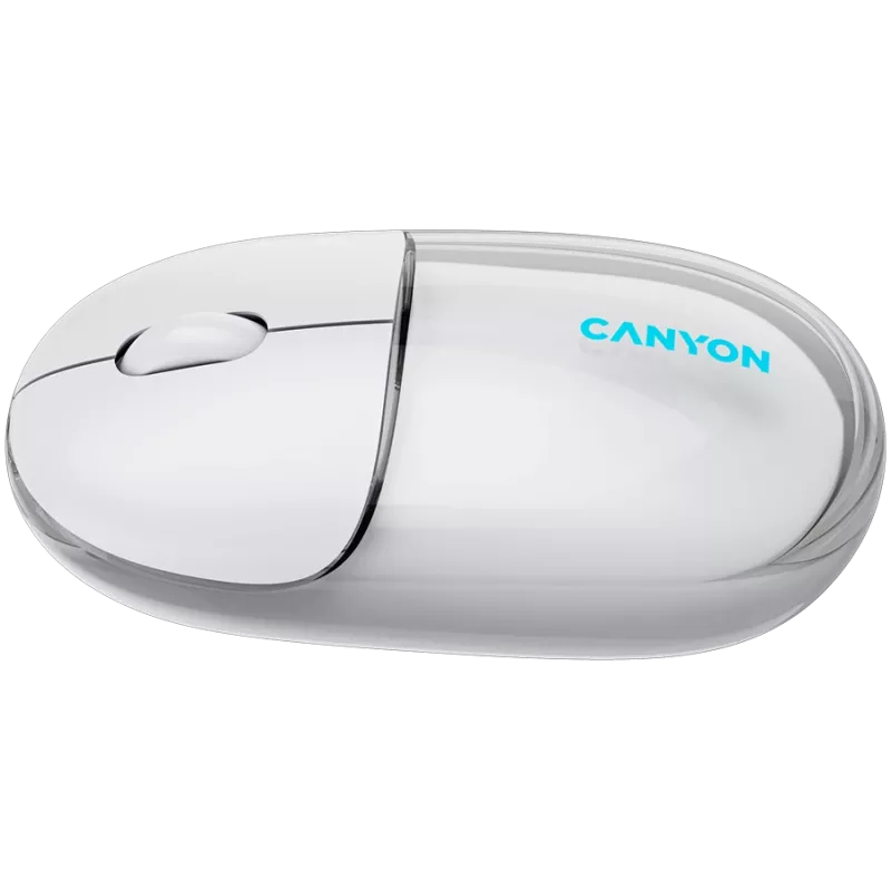 CANYON pelė OnClick 24 BT/ Wireless Transparent/White