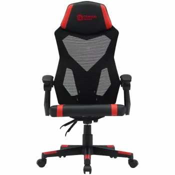 Canyon MCH01 - Flow - ergonomic gaming chair - black and red