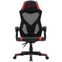Canyon MCH01 - Flow - ergonomic gaming chair - black and red