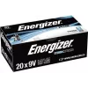 Energizer 9 V blokinė baterija, šarminė-mangano, Max Plus Industrial 9 V, 20 vnt. (E301323200)