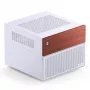Mikro tornio kompiuterio korpusas Jonsbo N4 WHITE Mini-ITX su grūdintu stiklu