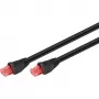 Goobay CAT 6 lauko kabelis, U/UTP, juodas, 75 m – varinis, PE apvalkalas (55439)