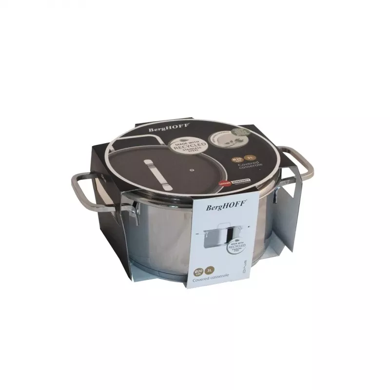 Puodas sriubai BergHOFF 1315079, nerūdijantis plienas, 3 l talpa, 20 cm skersmuo