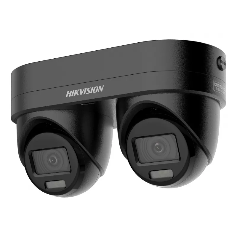 Apsaugos kamera Hikvision DS-2CD2343G2D-LIZ2UY/SL(2.8/4)JUODA — Turret, 2688×1520, lauko, 2.8/4 mm