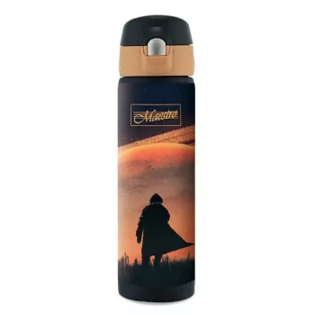 Termo puodelis Maestro MR-1634-D 400 ml Space, izoliuotas nerūdijančio plieno gėrimų indas