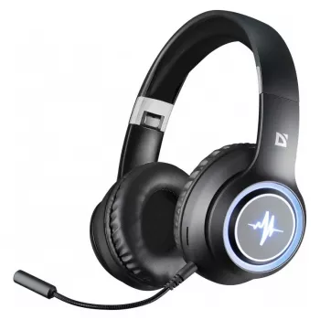 DEFENDER Bluetooth ausinės FREEMOTION B571 juodos LED