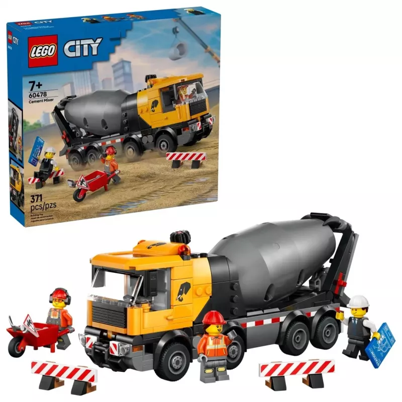 LEGO CITY 60478 Cemento maišyklė