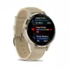 Garmin Venu 3S 41mm, prancūziška pilka / švelnus auksas