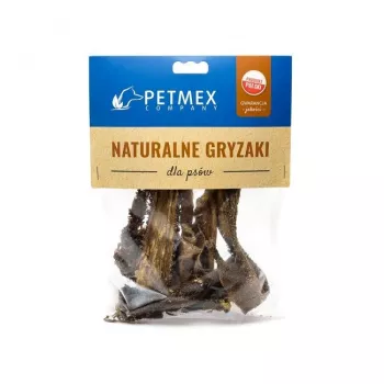 Šunų kramtukas PETMEX Beef Rumen 100 g — natūralus jautienos kramtukas suaugusiems šunims, dantų apsauga, be laktozės ir glitimo